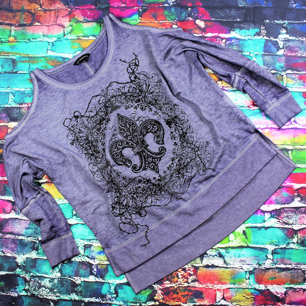 EUC Rock & Republic Cold Shoulder Sweatshirt